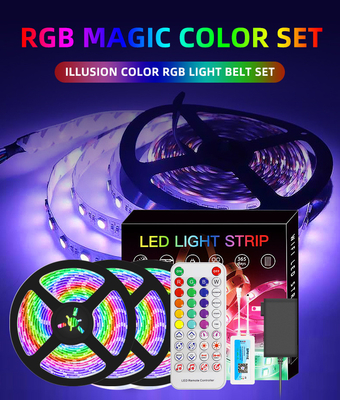 De 5050 RGB Slimme LEIDENE Strook steekt 10 Meters aan de Controleoem van Bluetooth APP