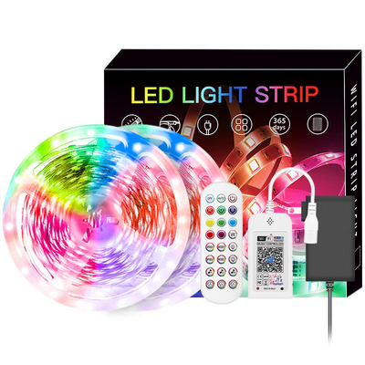 12V 5050 RGB 10 Meter LEIDENE Strooklichten met Verre IP20-timingscontrole