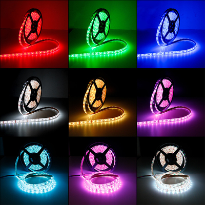 12V 5050 RGB 10 Meter LEIDENE Strooklichten met Verre IP20-timingscontrole