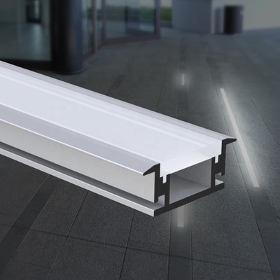 U-vorm verzonken LED profielen kanaal geanodiseerd schilderen voor vloerverlichting