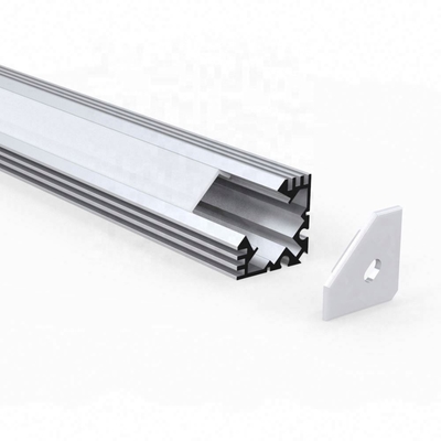 Het geanodiseerde In een nis gezette Hoek van het LEIDENE Materiaal Profiel Zilveren Witte Zwarte Aluminium