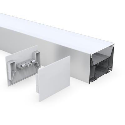 100mm X 75mm het Opgeschorte van het LEIDENE Zilver Profielaluminium voor Kastbioskoop