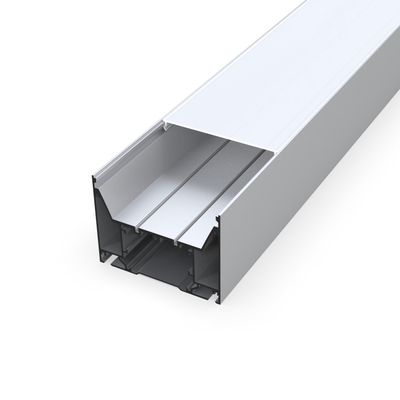 100mm X 75mm het Opgeschorte van het LEIDENE Zilver Profielaluminium voor Kastbioskoop