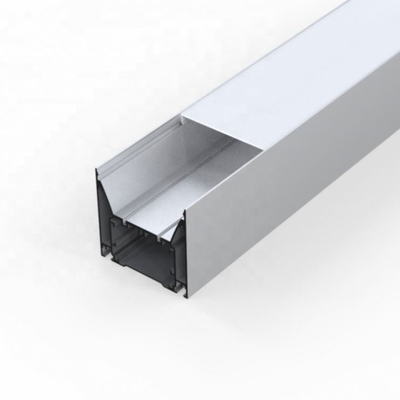 De zilveren witte LEIDENE Strook steekt Aluminiumprofiel 80mm x 76mm voor Garderobe aan