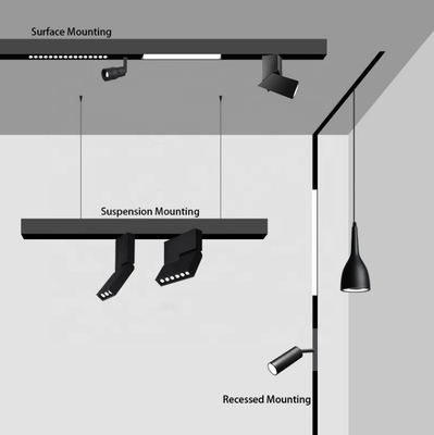 Het moderne Magnetische Systeem van de Spoorverlichting 48 Volts van Trimless voor Huisbureau